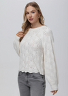 525 America Athena Crochet Pullover