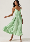 ASTR The Label Maeve Dress - Mint Polka Dot