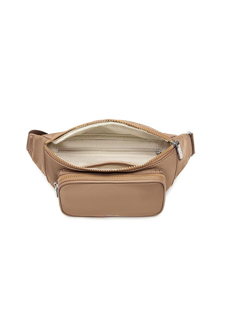 Pixie Mood Aaliyah Fanny Pack Latte Nylon Denise Boutique