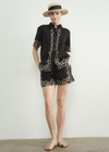 Abby Embroidered Button Up