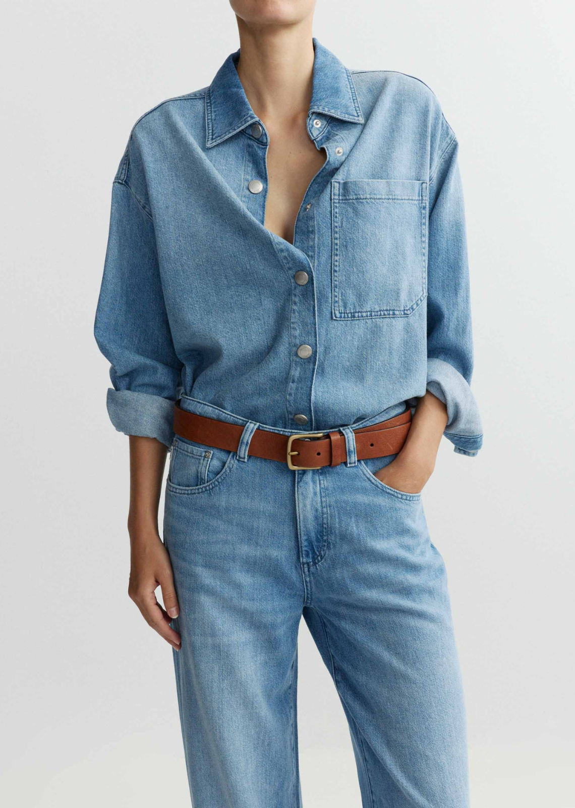 DL 1961 Addison Overshirt - Riverbank Aura