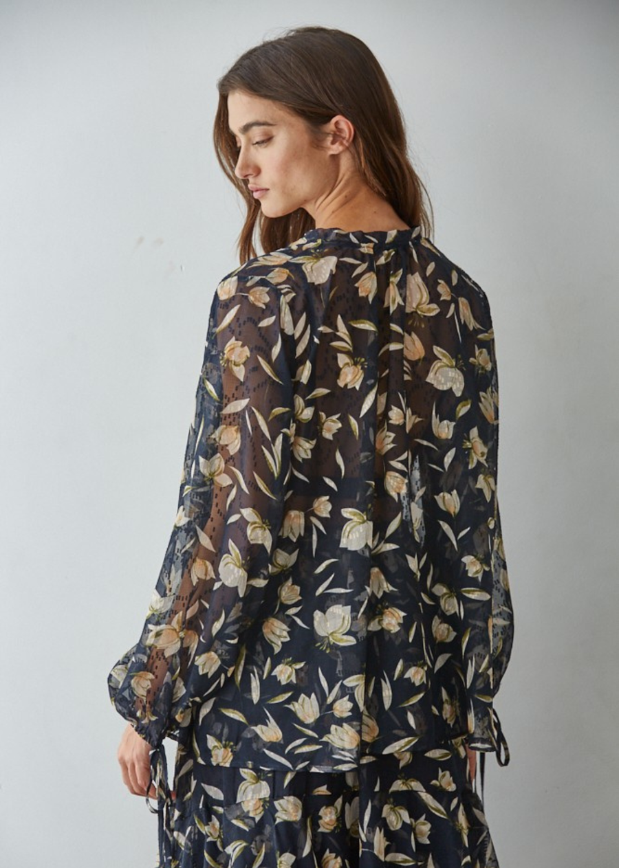 Aether Bloom Buttondown Top