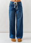 Amanda Drawstring Straight Leg Denim