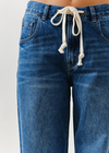Amanda Drawstring Straight Leg Denim