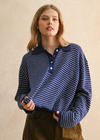 Andie Striped Collared Sweater