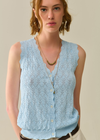 Anya Pointelle Knitted Vest