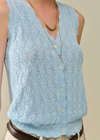 Anya Pointelle Knitted Vest