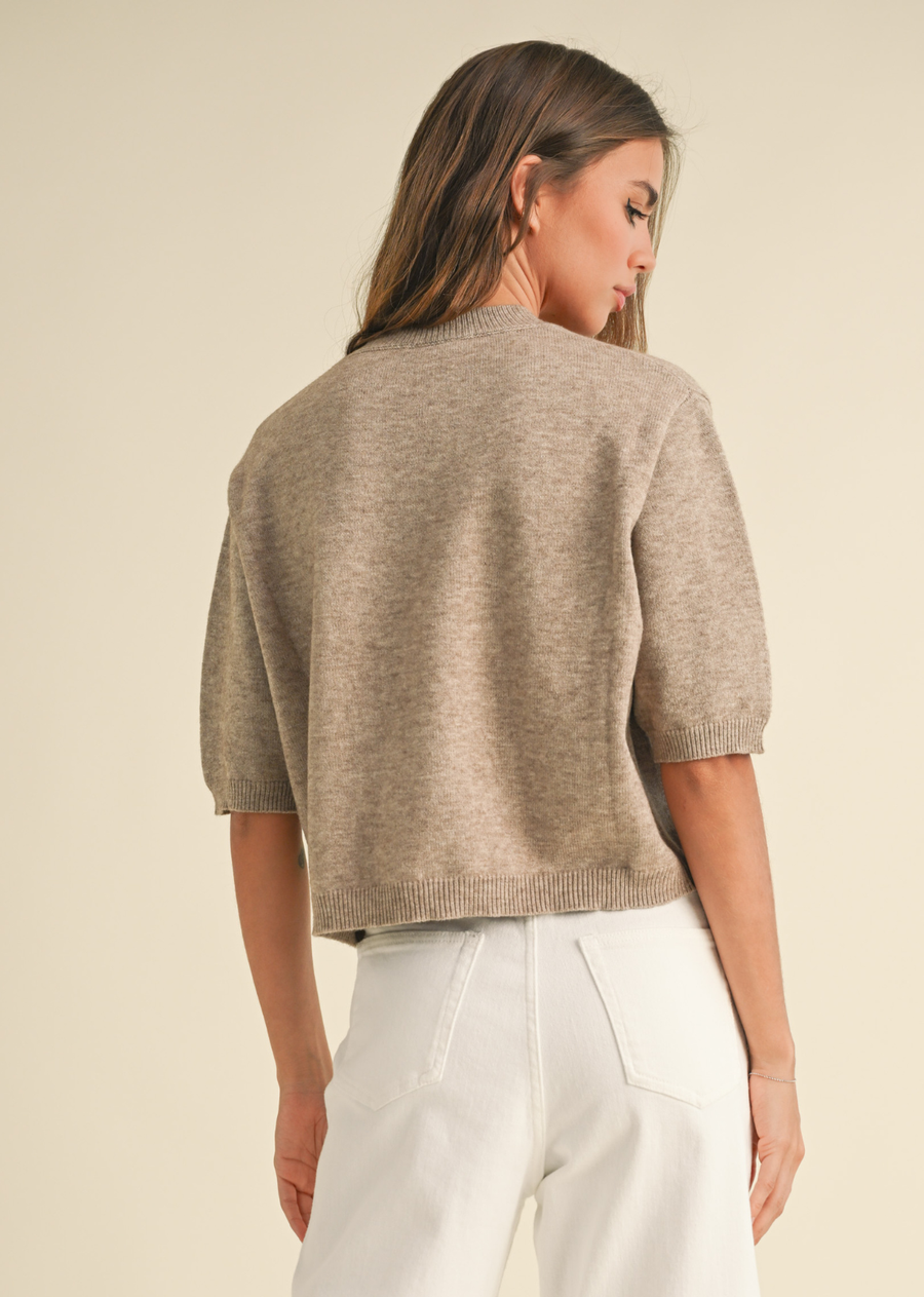 Astra Short Sleeve Sweater