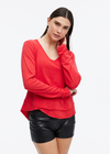 CHRLDR Ava Long Sleeve Shirt - Cherry