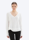 CHRLDR Ava V-Neck Mock Long Sleeve