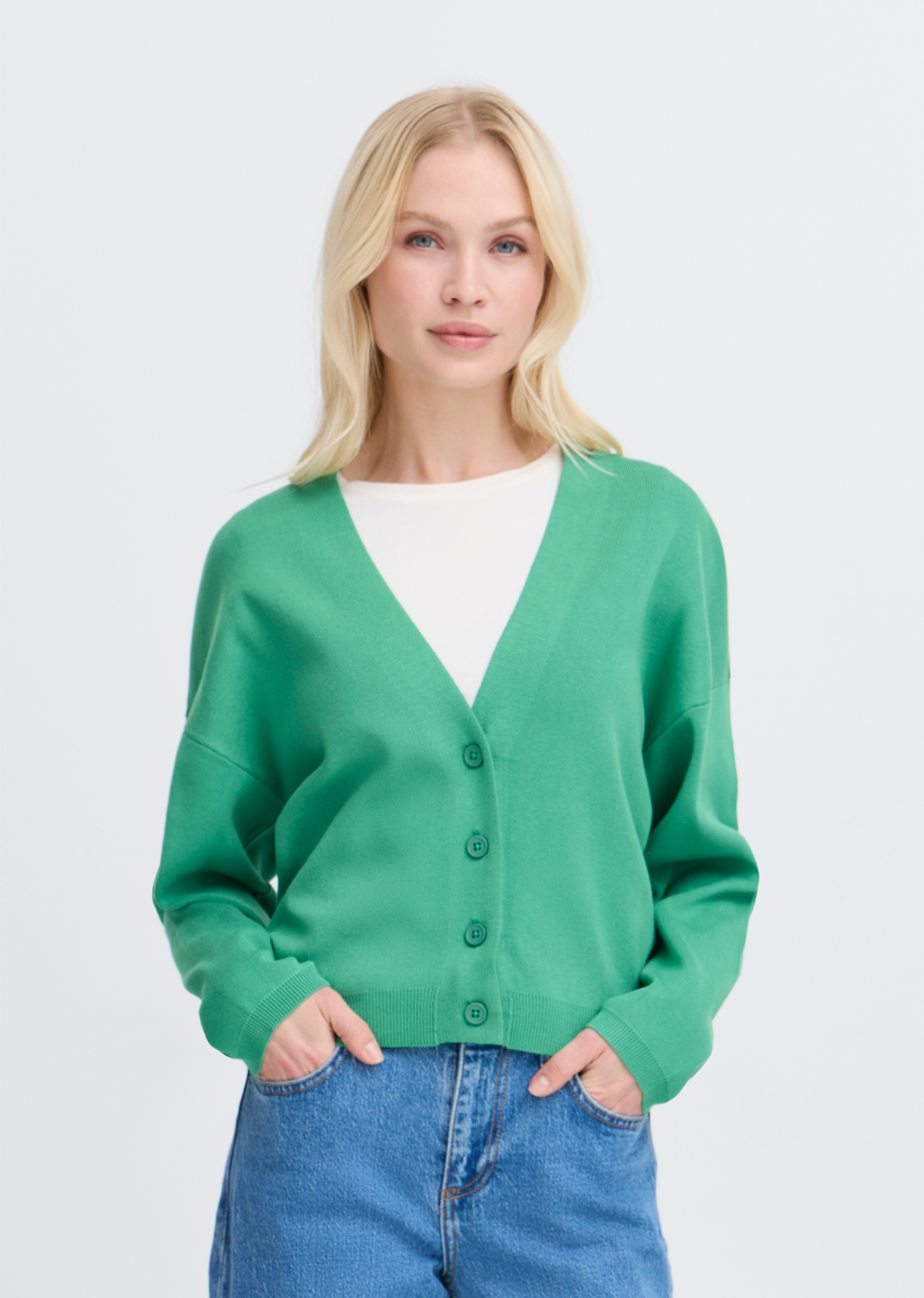 B.Young Bymmorla Short Cardigan