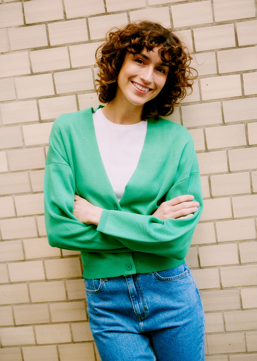 B.Young Bymmorla Short Cardigan