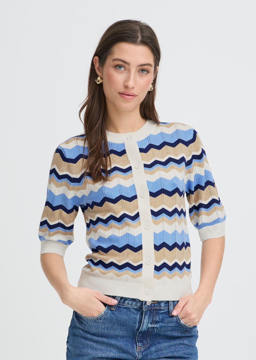 B.Young Bymmorla Short Sleeve Cardigan