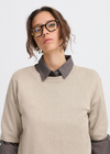 B.Young Knit 3/4 Length Pullover