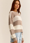 Z Supply Broadbeach Stripe Sweater. Lightweight and relaxed, this beachy stripe sweater is the perfect layer to wear all season. The slightly cropped design means its meant to hit at or above the waistline for effortless styling.