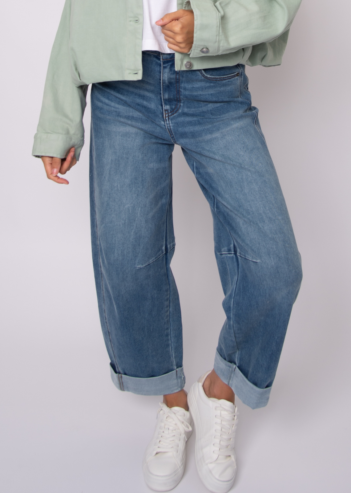 Brittney Stretch Denim - Dark Wash