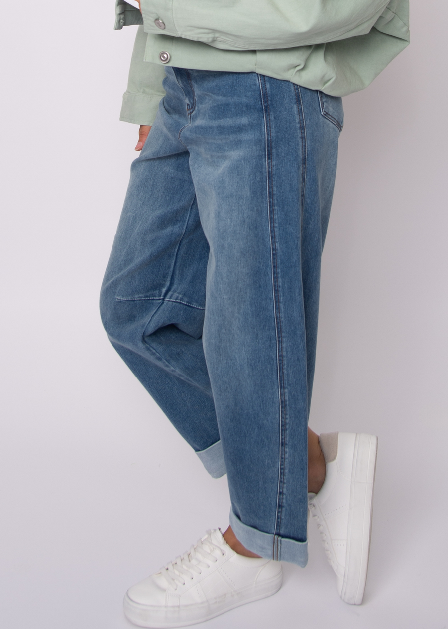 Brittney Stretch Denim - Dark Wash