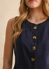 Brooke Button Front Dress