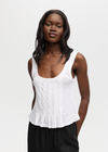 CHRLDR Mulan Ruffle Tank