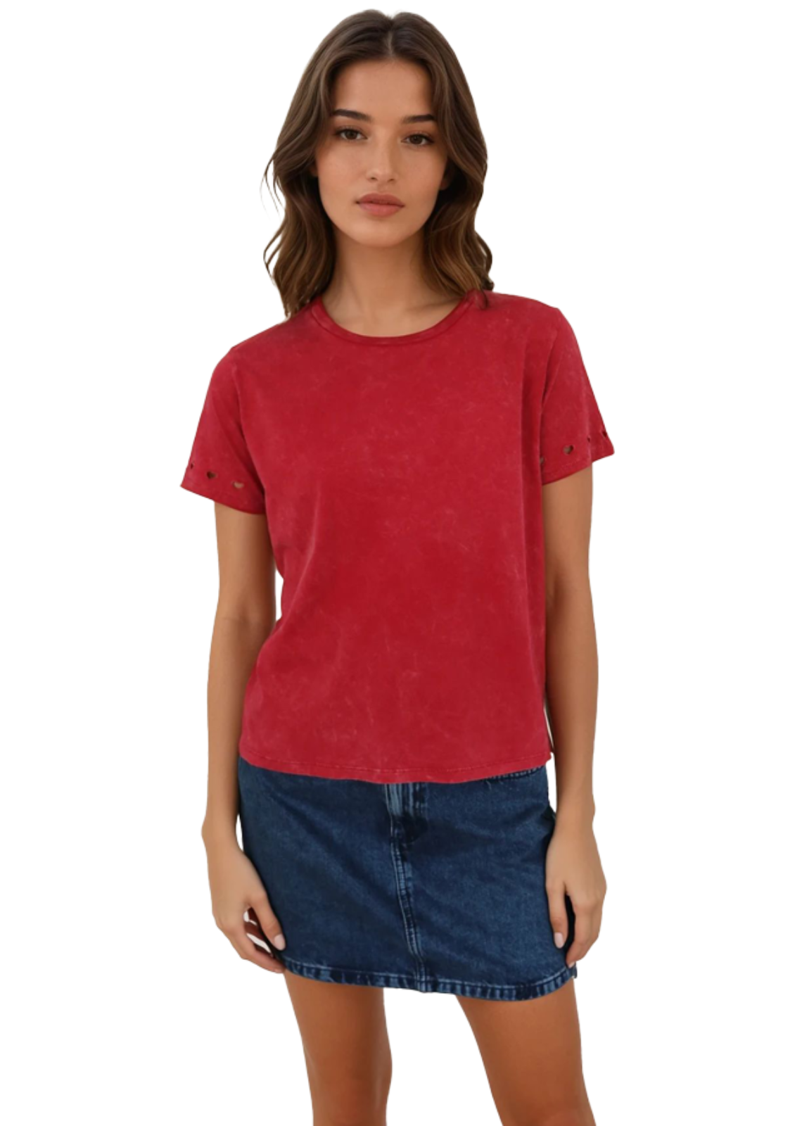 CHRLDR Petite Coeur Perfect Tee