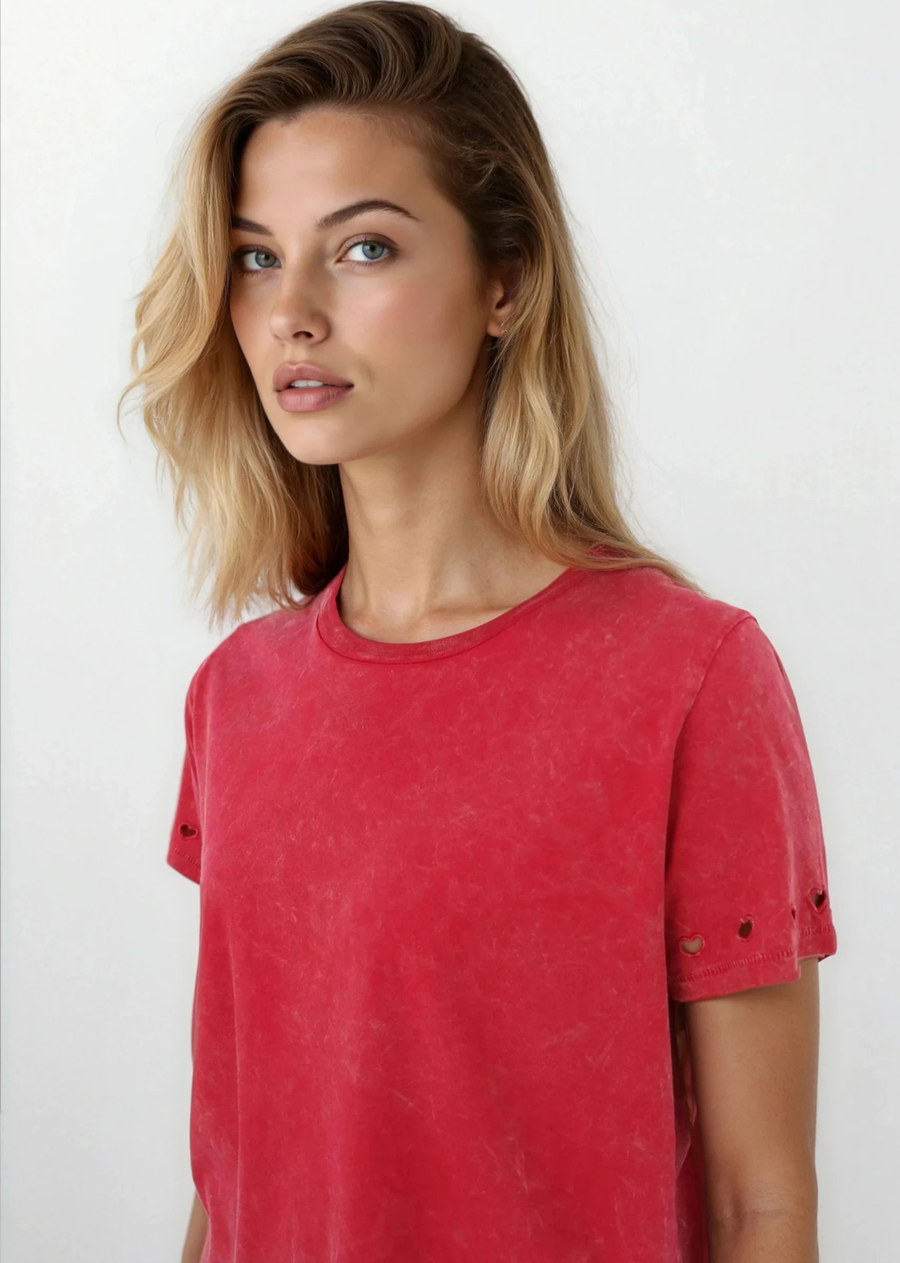 CHRLDR Petite Coeur Perfect Tee