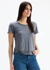 CHRLDR Ava Mock Layer T-Shirt- Frost Grey