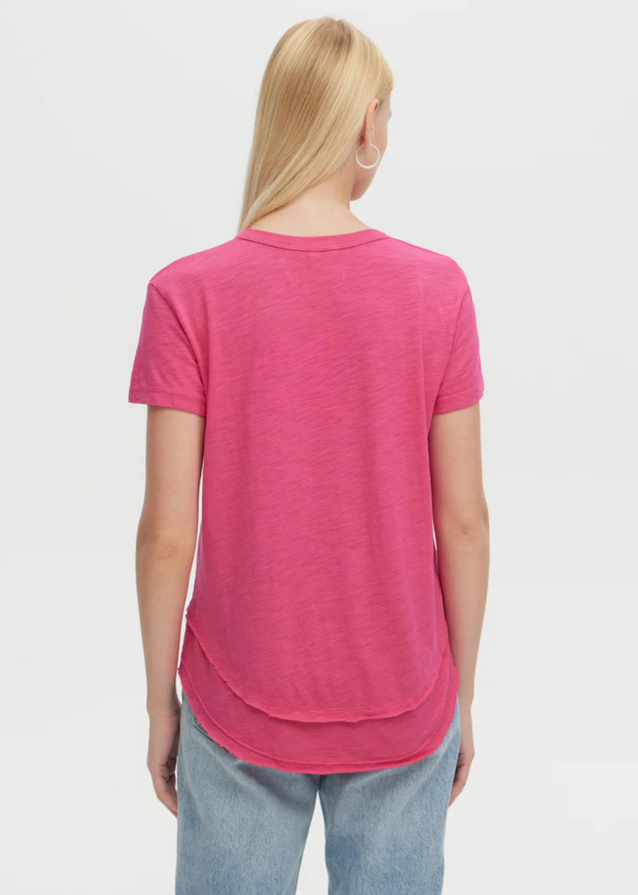 CHRLDR Ava Mock Layer T-Shirt - Cerise