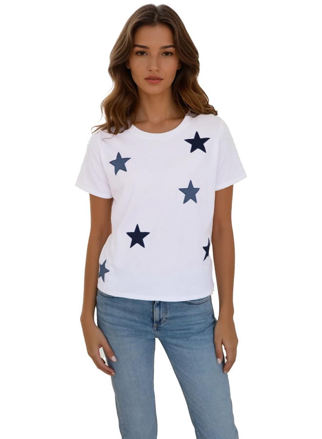 CHRLDR Denim Patch Perfect Tee