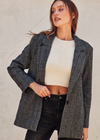 Checks Out Boyfriend Blazer