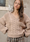 Chloe V-Neck Knit Sweater