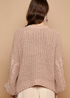 Chloe V-Neck Knit Sweater