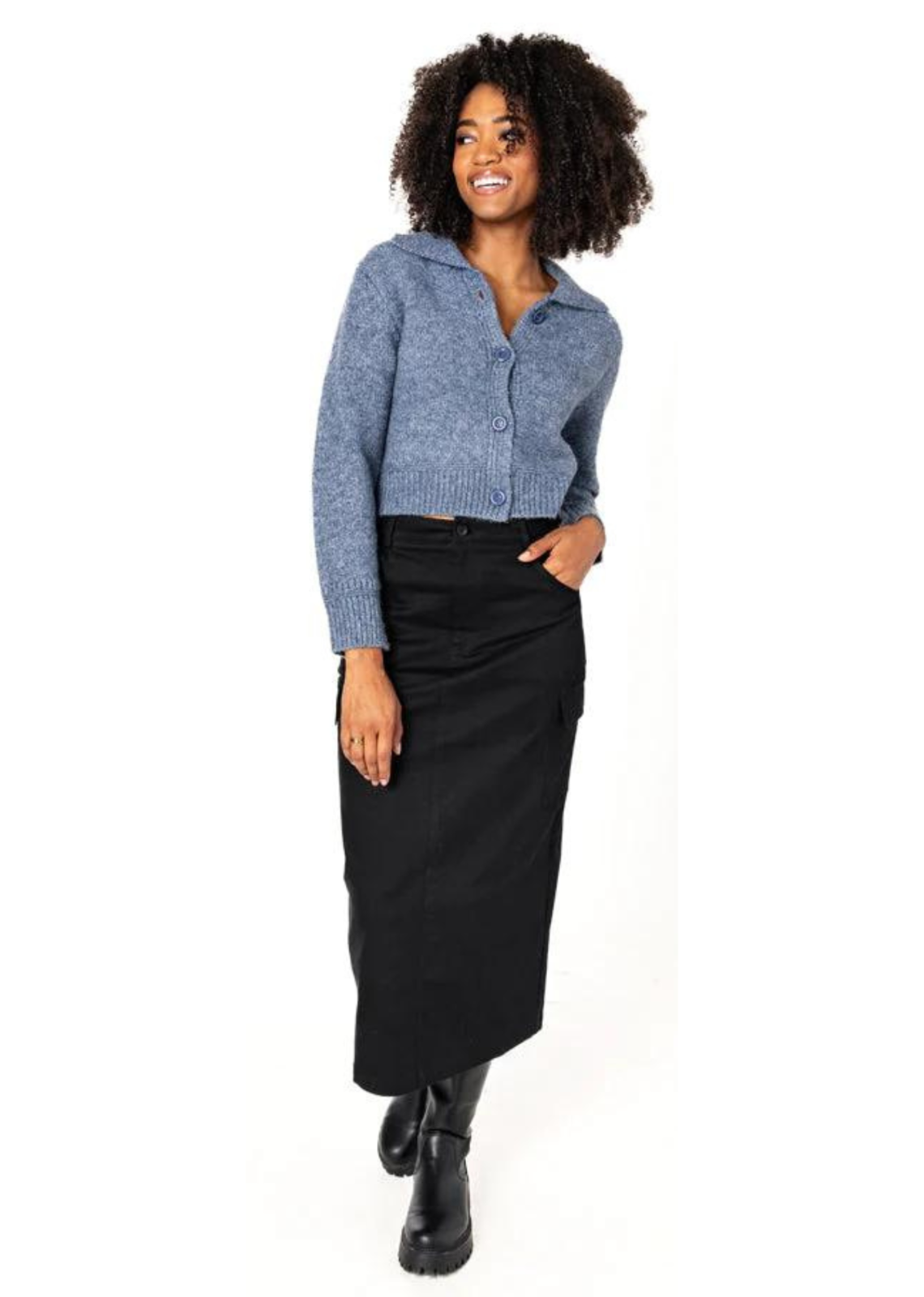 C est Moi Cotton Twill Cargo Skirt deniseboutiques