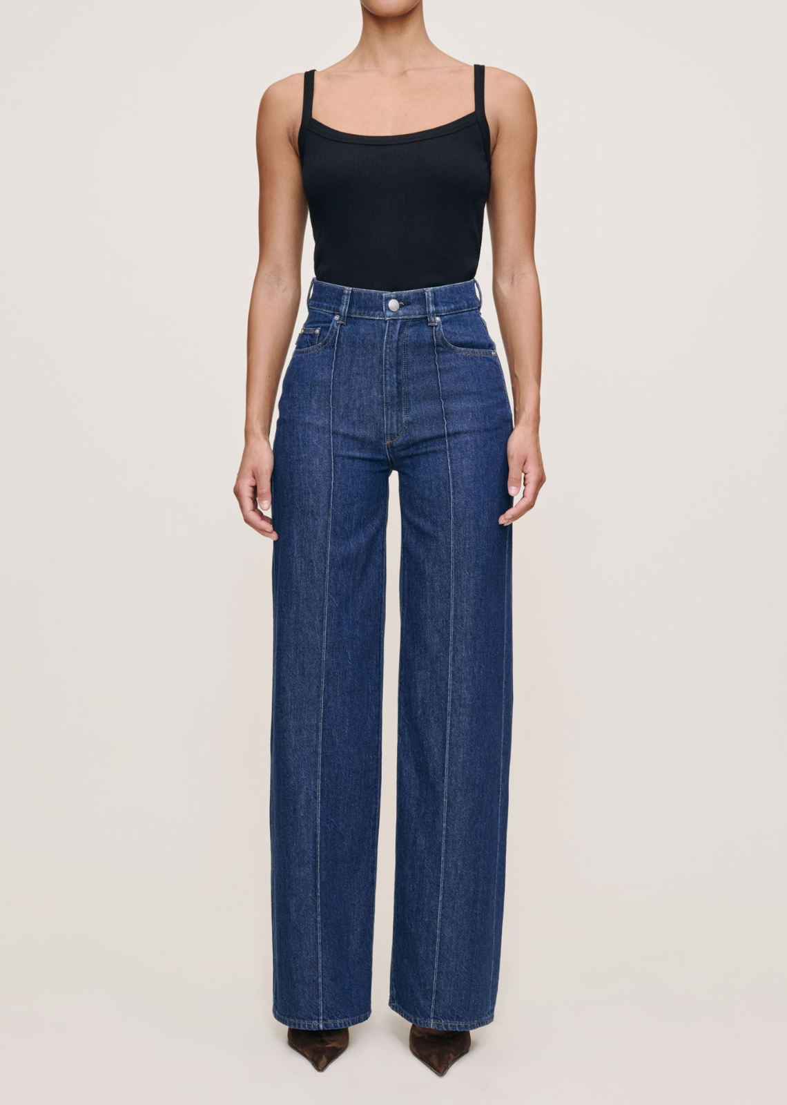 DL1961 Hepburn Wide Leg Jean - Inkwell