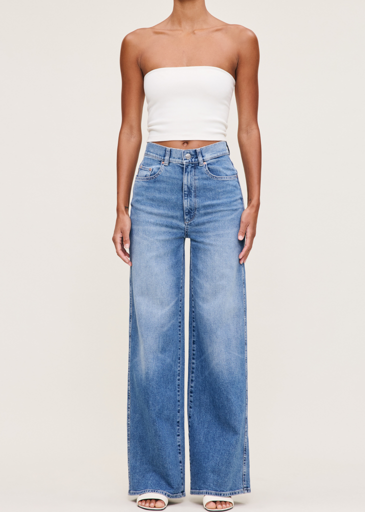 その他 Hepburn DL1961 Hepburn Wide Leg Jeans - Wythe - Denise Boutique