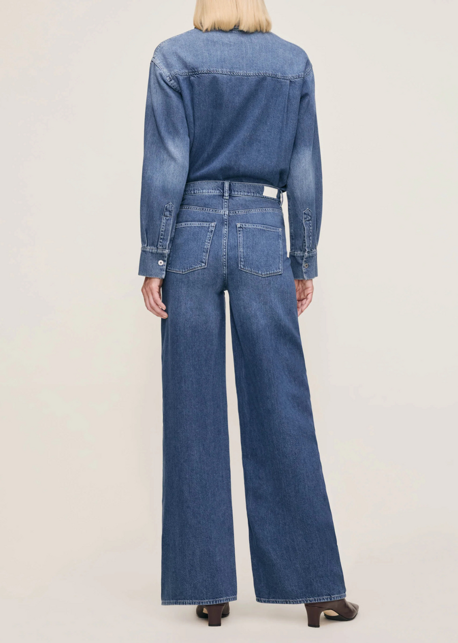 DL1961 Hepburn Wide Leg Jeans - Delray