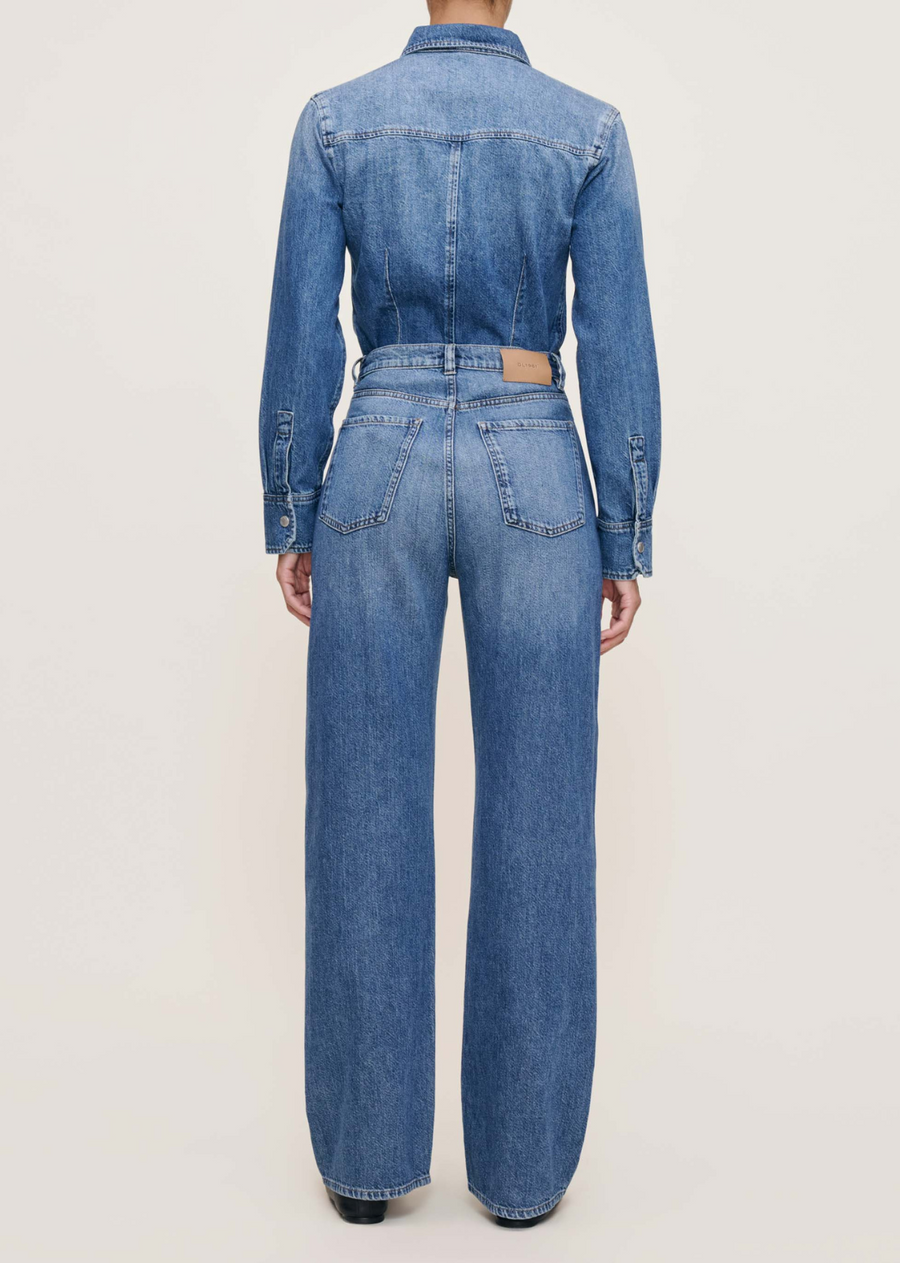 DL1961 Karmine Refined Wide Leg - Lapis