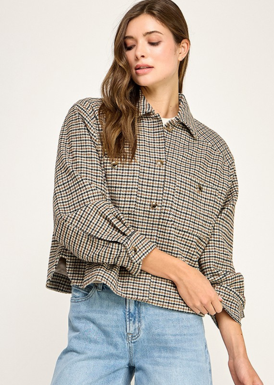Dalia Houndstooth Jacket