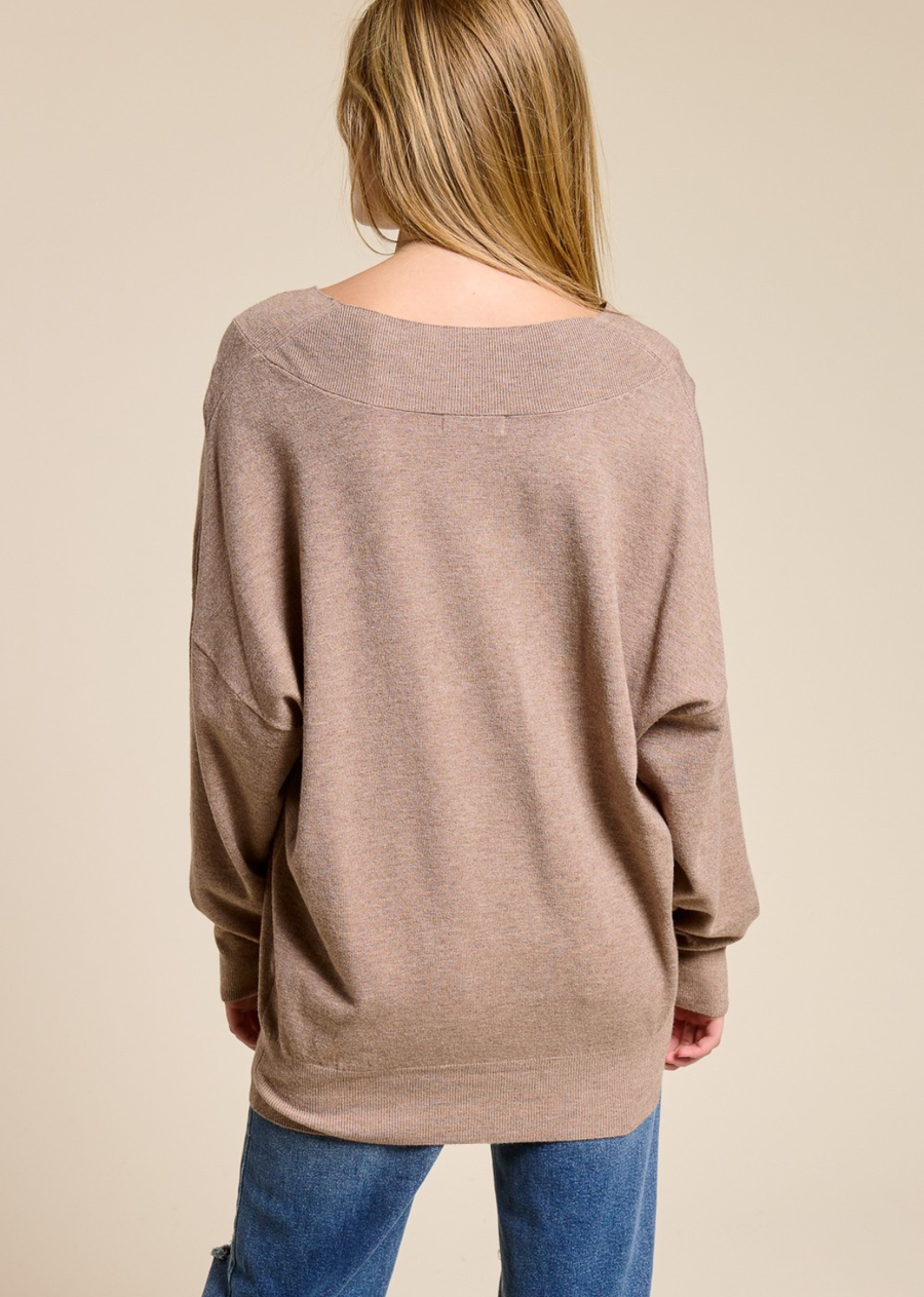 Derek Deep V-Neck Sweater