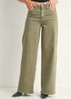 Diane High Rise Palazzo Pants - Olive