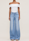 Dl1961 Hepburn Wide Leg Jeans - River Bank