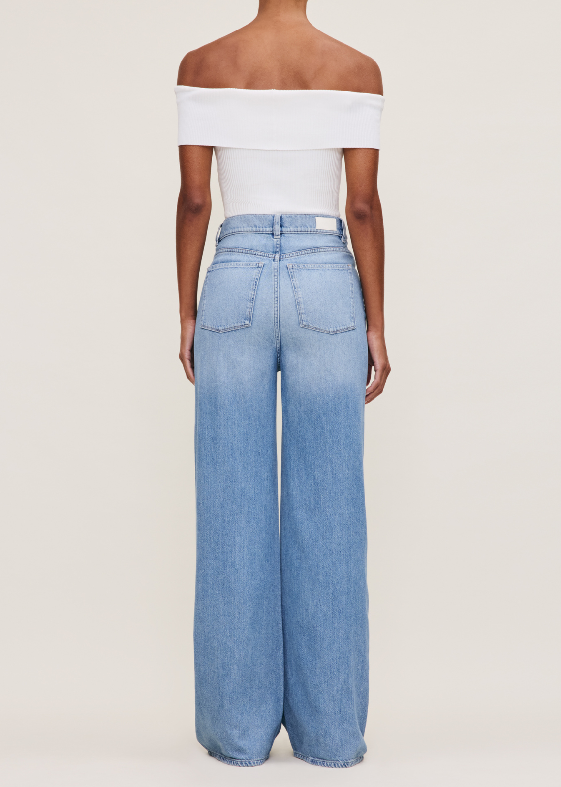 Dl1961 Hepburn Wide Leg Jeans - River Bank