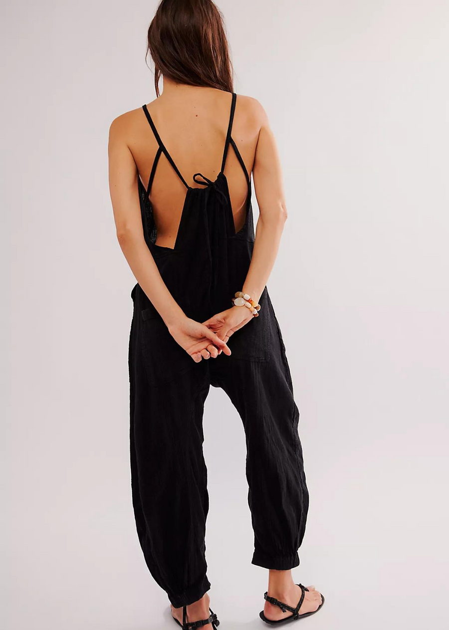 Free People Dream Free Harem One Piece. A cozy instant outfit, this wear-with-everything jumpsuit will be your go-to from this season to the next.