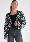 Elan Crochet Cardigan. Our Elan Crochet Cardigan will get you ready for the transitioning weather with the lightweight knit, bell sleeves, and a cropped look perfect to dress up or down! Become a trendsetter with this adorable crochet cardigan.&nbsp;