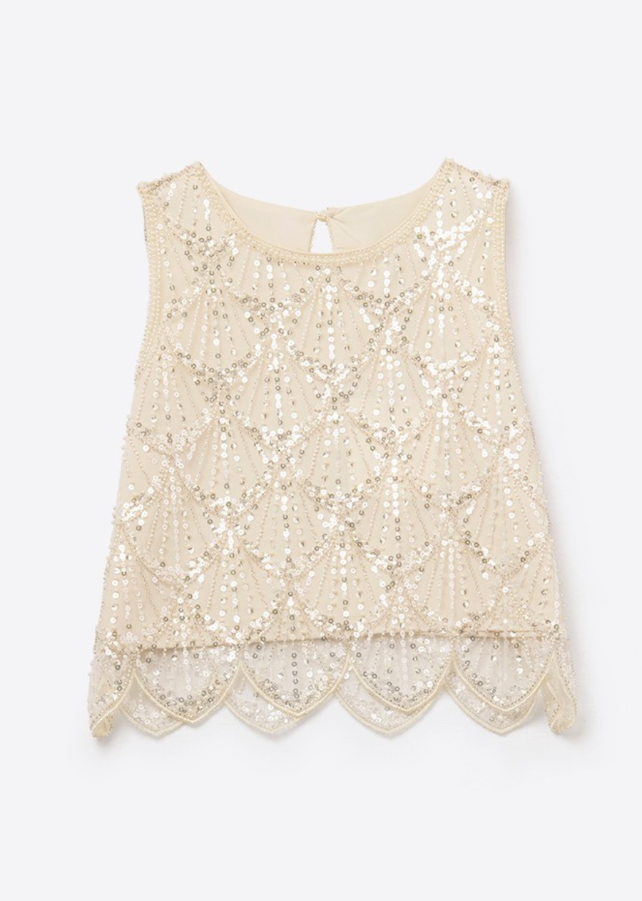 Emma Sequin Top
