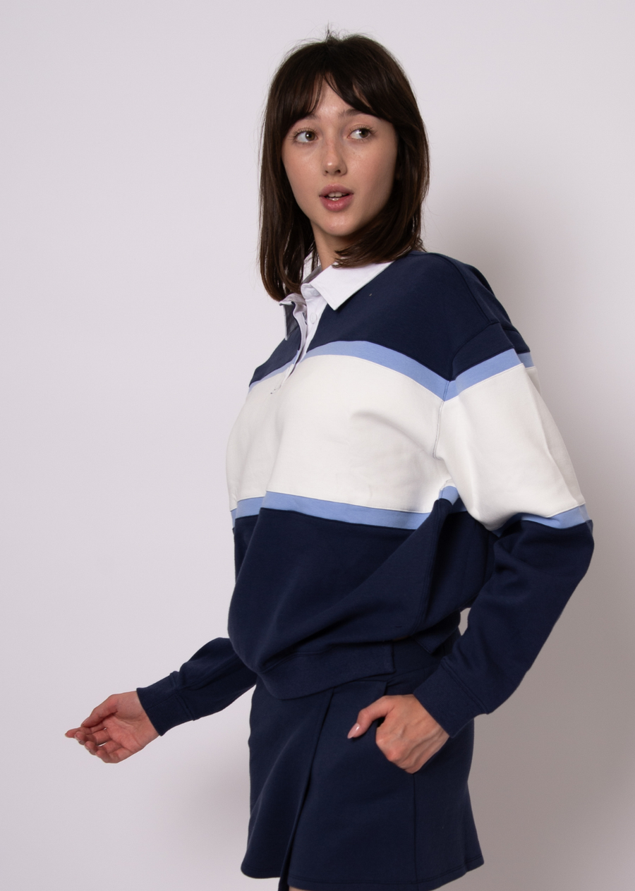 Esme Cotton Polo Pullover