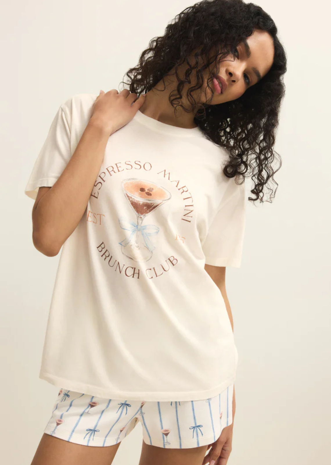 Z Supply The Espresso Martini Boyfriend Tee