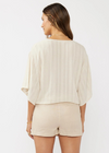 Evelyn Tie Front Top