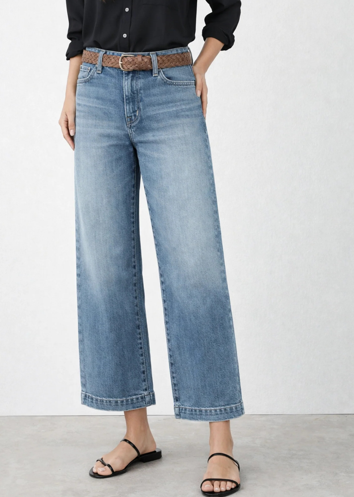 Fidelity Hyacinth High Rise Crop