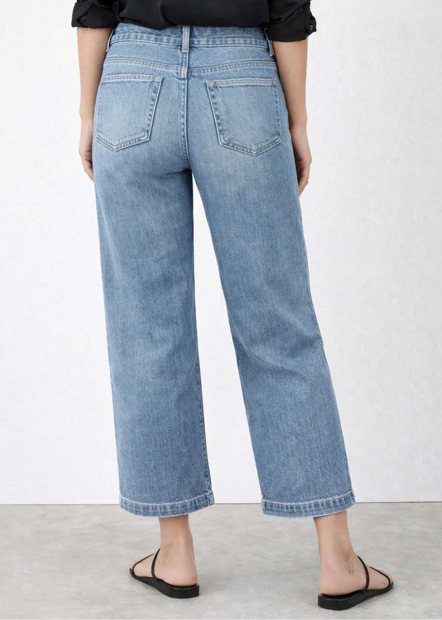 Fidelity Hyacinth High Rise Crop