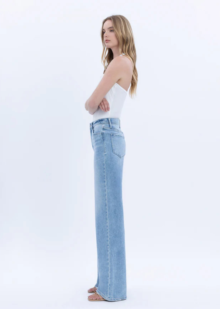 Marie High Rise Wide Leg Jean